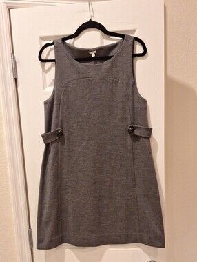 J. Crew - Grey Wool Knit Dress   - Medium